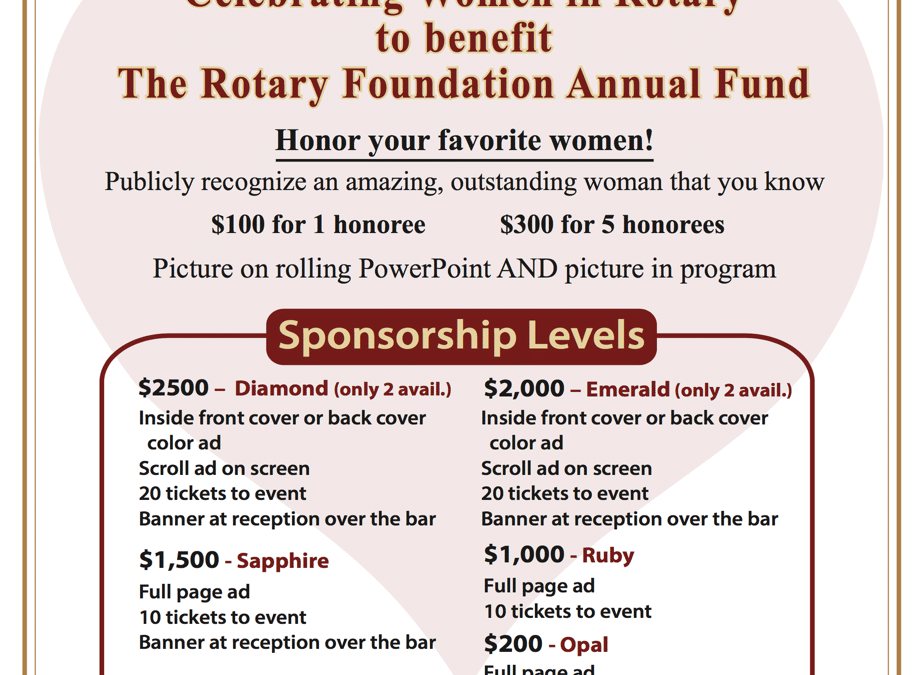 Women in Rotary Red sponsorship tn