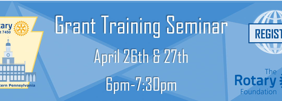 Grant Training Seminar Web Banner