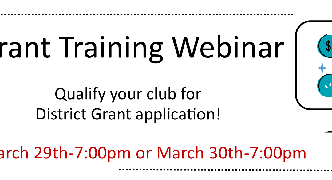 District Grant Training Banner 2023