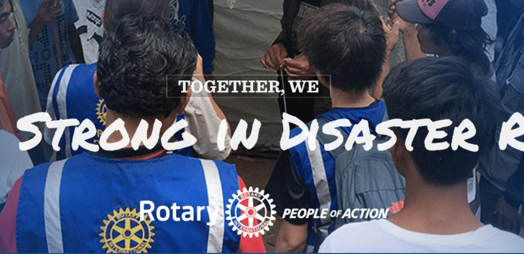 Rotary Disaste Relief Banner